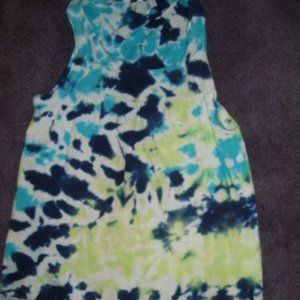 BACK TRACK BABY DOLL  TIE DYED TOP